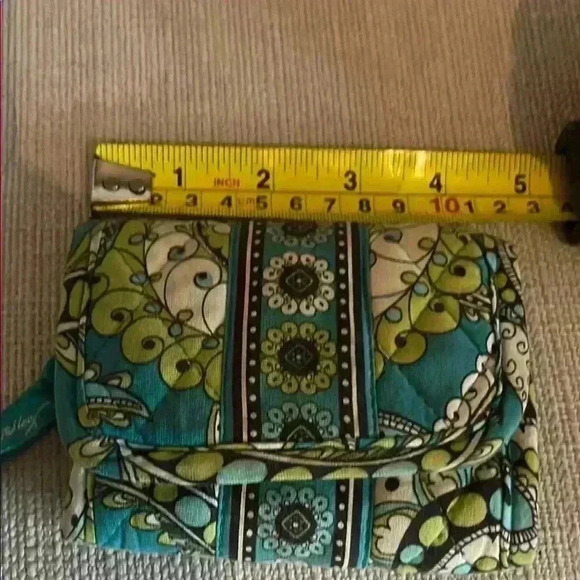 Vera Bradley Women's Green and Blue Patterned Bag - Picture 1 of 5